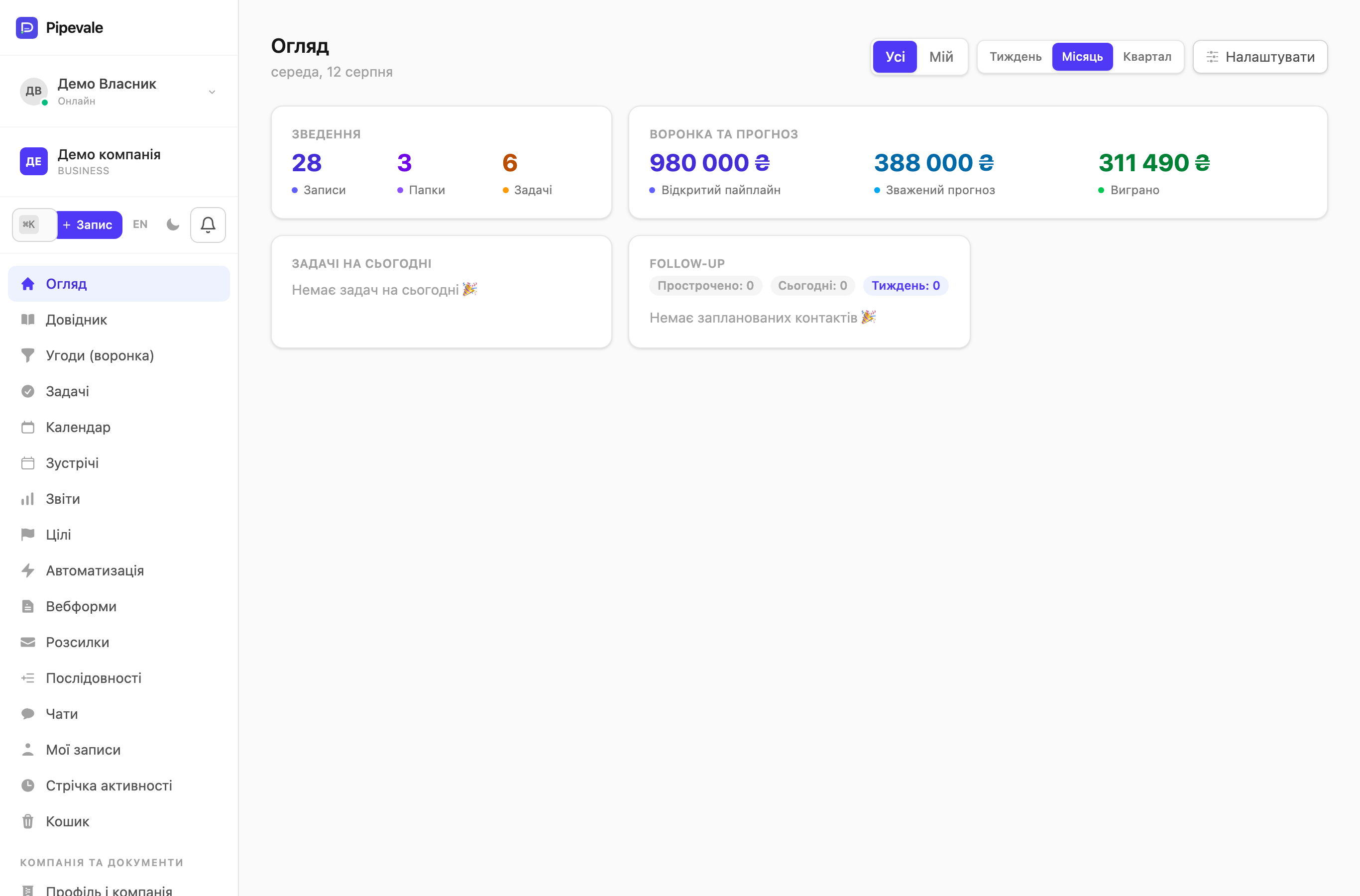 Початок роботи